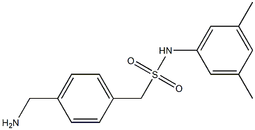 1-[4-(aminomethyl)phenyl]-N-(3,5-dimethylphenyl)methanesulfonamide Structure
