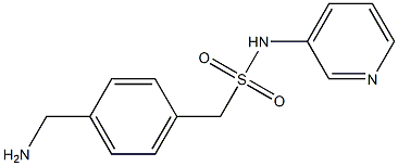 1-[4-(aminomethyl)phenyl]-N-(pyridin-3-yl)methanesulfonamide Structure