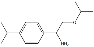 1-[4-(propan-2-yl)phenyl]-2-(propan-2-yloxy)ethan-1-amine Structure