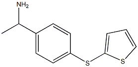 1-[4-(thiophen-2-ylsulfanyl)phenyl]ethan-1-amine Structure