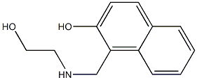 1-{[(2-hydroxyethyl)amino]methyl}naphthalen-2-ol Structure