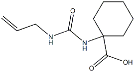 1-{[(allylamino)carbonyl]amino}cyclohexanecarboxylic acid Structure