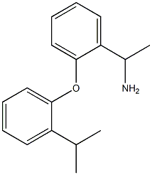 1-{2-[2-(propan-2-yl)phenoxy]phenyl}ethan-1-amine Structure