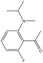 1-{2-fluoro-6-[methyl(propan-2-yl)amino]phenyl}ethan-1-one Structure