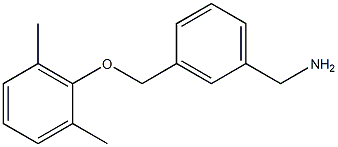 1-{3-[(2,6-dimethylphenoxy)methyl]phenyl}methanamine Structure