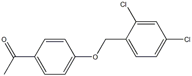 1-{4-[(2,4-dichlorophenyl)methoxy]phenyl}ethan-1-one Structure