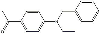 1-{4-[benzyl(ethyl)amino]phenyl}ethan-1-one Structure