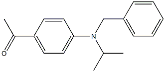 1-{4-[benzyl(propan-2-yl)amino]phenyl}ethan-1-one Structure