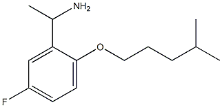 1-{5-fluoro-2-[(4-methylpentyl)oxy]phenyl}ethan-1-amine 구조식 이미지