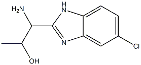 1-amino-1-(5-chloro-1H-1,3-benzodiazol-2-yl)propan-2-ol Structure