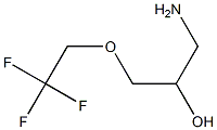 1-amino-3-(2,2,2-trifluoroethoxy)propan-2-ol 구조식 이미지