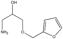 1-amino-3-(2-furylmethoxy)propan-2-ol Structure