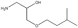 1-amino-3-(3-methylbutoxy)propan-2-ol 구조식 이미지