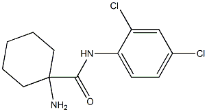 1-amino-N-(2,4-dichlorophenyl)cyclohexanecarboxamide Structure