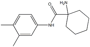 1-amino-N-(3,4-dimethylphenyl)cyclohexanecarboxamide Structure
