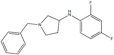 1-benzyl-N-(2,4-difluorophenyl)pyrrolidin-3-amine 구조식 이미지