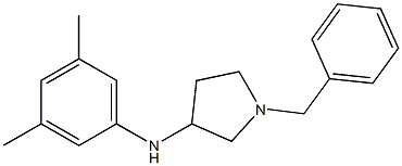 1-benzyl-N-(3,5-dimethylphenyl)pyrrolidin-3-amine 구조식 이미지