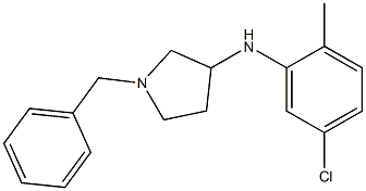 1-benzyl-N-(5-chloro-2-methylphenyl)pyrrolidin-3-amine 구조식 이미지