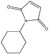 1-cyclohexyl-2,5-dihydro-1H-pyrrole-2,5-dione 구조식 이미지