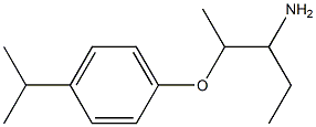 1-ethyl-2-(4-isopropylphenoxy)propylamine Structure