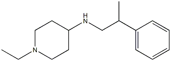 1-ethyl-N-(2-phenylpropyl)piperidin-4-amine Structure