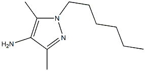 1-hexyl-3,5-dimethyl-1H-pyrazol-4-amine 구조식 이미지