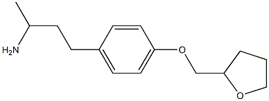 1-methyl-3-[4-(tetrahydrofuran-2-ylmethoxy)phenyl]propylamine 구조식 이미지