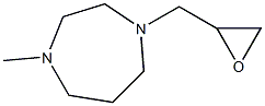 1-methyl-4-(oxiran-2-ylmethyl)-1,4-diazepane Structure