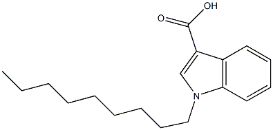 1-nonyl-1H-indole-3-carboxylic acid Structure