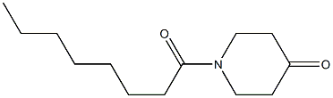 1-octanoylpiperidin-4-one 구조식 이미지