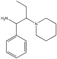 1-phenyl-2-(piperidin-1-yl)butan-1-amine 구조식 이미지