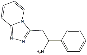 1-phenyl-2-[1,2,4]triazolo[4,3-a]pyridin-3-ylethanamine 구조식 이미지