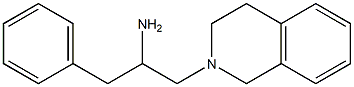 1-phenyl-3-(1,2,3,4-tetrahydroisoquinolin-2-yl)propan-2-amine Structure