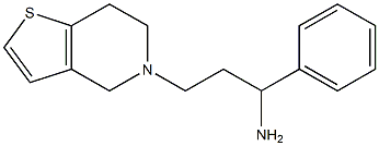 1-phenyl-3-{4H,5H,6H,7H-thieno[3,2-c]pyridin-5-yl}propan-1-amine Structure