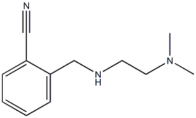 2-({[2-(dimethylamino)ethyl]amino}methyl)benzonitrile 구조식 이미지