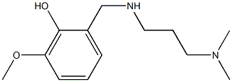 2-({[3-(dimethylamino)propyl]amino}methyl)-6-methoxyphenol Structure