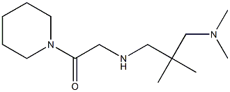 2-({2-[(dimethylamino)methyl]-2-methylpropyl}amino)-1-(piperidin-1-yl)ethan-1-one 구조식 이미지