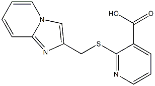 2-({imidazo[1,2-a]pyridin-2-ylmethyl}sulfanyl)pyridine-3-carboxylic acid Structure