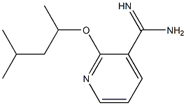 2-(1,3-dimethylbutoxy)pyridine-3-carboximidamide Structure