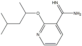 2-(1,3-dimethylbutoxy)pyridine-3-carboximidamide 구조식 이미지