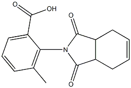 2-(1,3-dioxo-1,3,3a,4,7,7a-hexahydro-2H-isoindol-2-yl)-3-methylbenzoic acid Structure