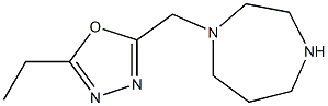 2-(1,4-diazepan-1-ylmethyl)-5-ethyl-1,3,4-oxadiazole Structure