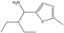 2-(1-amino-2-ethylbutyl)-5-methylthiophene Structure