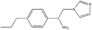 2-(1H-imidazol-1-yl)-1-(4-propylphenyl)ethanamine 구조식 이미지