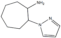 2-(1H-pyrazol-1-yl)cycloheptanamine Structure