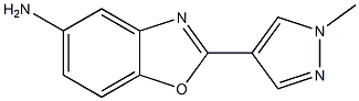 2-(1-methyl-1H-pyrazol-4-yl)-1,3-benzoxazol-5-amine Structure