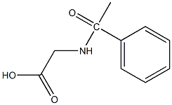 2-(1-phenylacetamido)acetic acid 구조식 이미지
