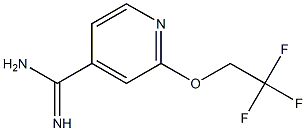 2-(2,2,2-trifluoroethoxy)pyridine-4-carboximidamide Structure