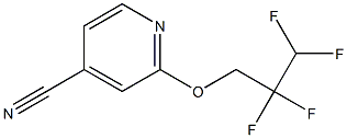 2-(2,2,3,3-tetrafluoropropoxy)pyridine-4-carbonitrile 구조식 이미지