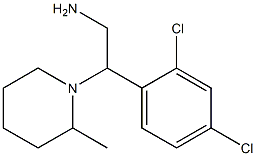 2-(2,4-dichlorophenyl)-2-(2-methylpiperidin-1-yl)ethan-1-amine Structure